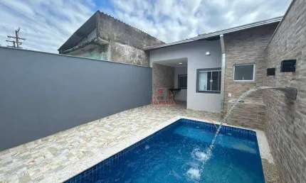 Casa com 2 dormitórios à venda, 89 m² por R$ 360.000 - Balneário Regina Maria - Mongaguá/SP