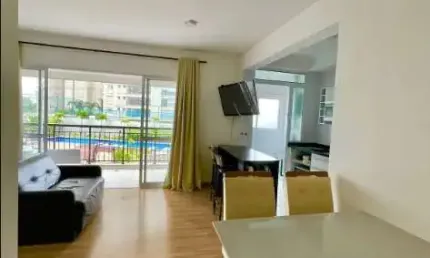 Flat pronto e porteira fechada com 48mts no In Design Residence na Vila Arens, varanda e 1 vaga de garagem