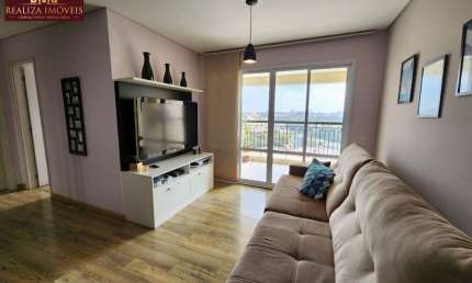 Apto pronto para morar no Atmosphera com 78mts, 2 dorms sendo 1 suíte, terraço gourmet e 1 vaga de garagem.