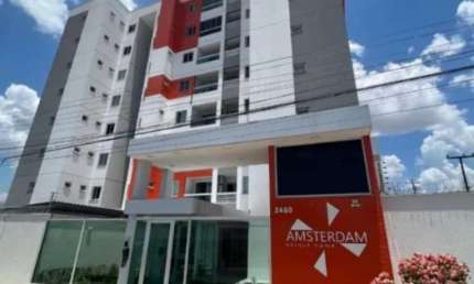 Apartamento Venda Condomínio Amsterdam Unique Home, Bairro Ininga, 80m², 3 quartos sendo 1 suite com 02 vagas garagem cobertas