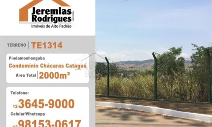Terreno em condomínio fechado à venda no Chácaras Cataguá, Taubaté 