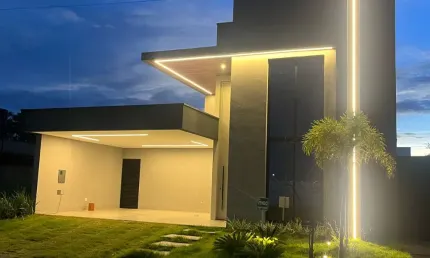 Casa térrea com 4 suítes (1 reversível) - Cond Splendido