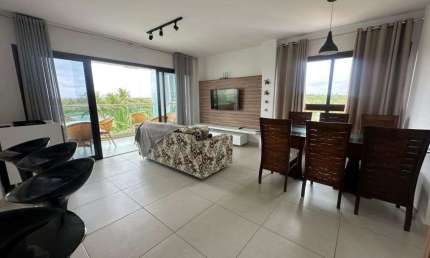 Apartamento mobiliado com 3/4,  para locação – perto da praia, com lazer completo!  No Iberostar