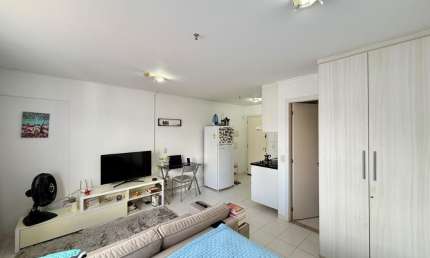APARTAMENTO 1 QUARTO SEMIMOBILIADO NO REAL PANORAMIC – ÁGUAS CLARAS/DF