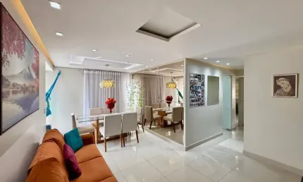 Apartamento reformado com 3 quartos e suíte na Asa Norte – SCRN 708