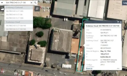 Vendo lote com 2.000m² – Trecho 03, SIA – Brasília/DF Valor: R$ 5.500.000,00 – Aceita proposta
