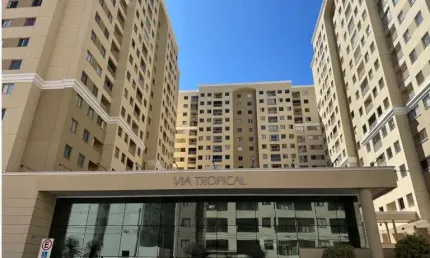 Apartamento com Varanda à Venda no Residencial Via Tropical – Samambaia Aceita financiamento bancário e uso do FGTS
