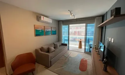 quarto e sala em jardim armação no Edf. Wave Exclusive mobiliado 02 vagas
