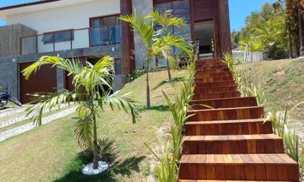 linda casa mobiliada em praia do forte com 5 suítes mobiliada decorada