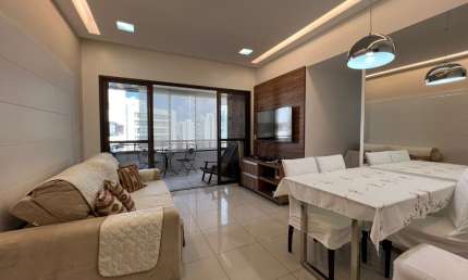 apartamento de 2 quartos em alphaville com dependência art ville 02 vagas soltas