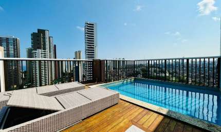 Cobertura no Horto Florestal com 3 suítes área gourmet e piscina