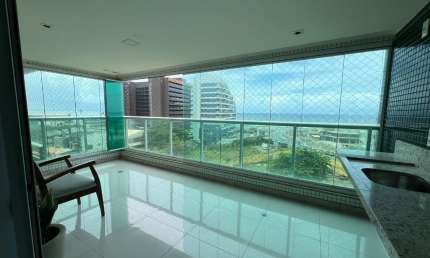 Apartamento a venda 3 quartos em Armação vista mar e varanda gourmet no Paradise Residence