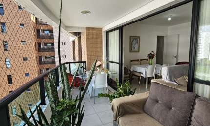 Apartamento a venda em Alphaville 3 quartos e varanda gourmet no Palm Ville