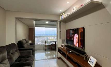 Apartamento a venda em armação com 2 quartos vista mar e varanda gourmet