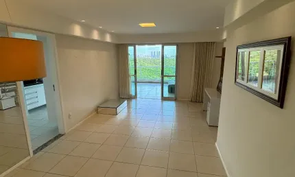 Apartamento a venda em patamares com 3 quartos varandão gourmet armarios no mario cravo
