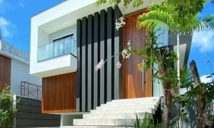 Casa a venda em alphaville 2 com 4 suites com piscina mobiliada e decorada