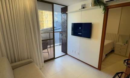 Apartamento a venda na graça quarto e sala mobiliado e reformado no graça prime