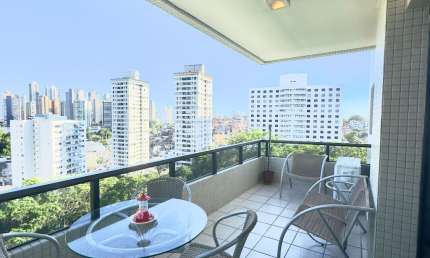 Apartamento a venda no acupe de brotas com 3 suites nascente no vila nova da rainha