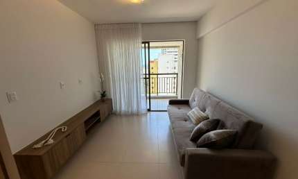 Apartamento a venda no pleno itaigara quarto e sala mobiliado e nascente