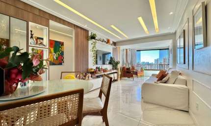 Apartamento a venda no canela com 2 suites reformado nascente no moniz  barreto