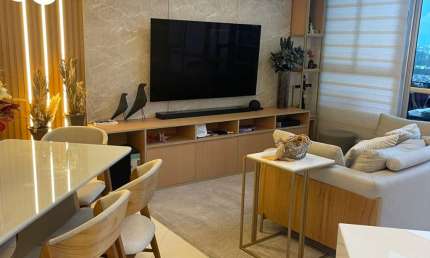 Apartamento a venda no mundo plaza loft mobiliado alto luxo no caminho das árvores