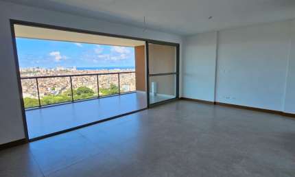 Apartamento a venda no cedro horto florestal com 3 suites vista mar nascente andar alto