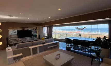 Apartamento a venda no hemisphere 360 com 4 suites mobiliado decorado e vista mar frontal
