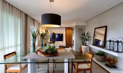 Apartamento a venda em alphaville 1 com 3 suites varanda gourmet no forest ville