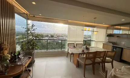 Apartamento a venda no brisas club na paralela com 3 quartos reformado e varanda gourmet