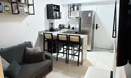 Apartamento a venda no blue barra quarto e sala mobiliado