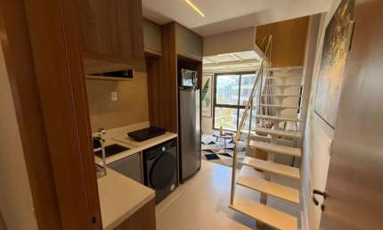 Apartamento a venda no caminho das árvores com 1 quarto e mobiliado no unique live