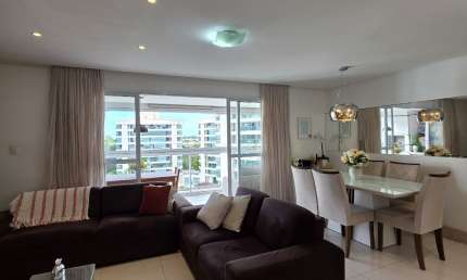 Apartamento a venda em alphaville 1 com 4 quartos varanda gourmet e armarios