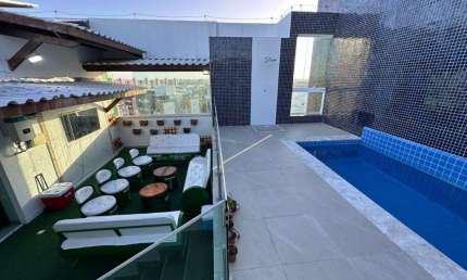 Cobertura a venda em lauro de freitas com 3 quartos piscina e área gourmet