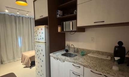Apartamento a venda no unique caminho das arvores 1 quarto mobiliado