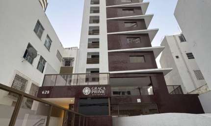 Apartamento a venda no graça prime quarto e sala mobiliado nascente e reformado
