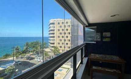 Apartamento a venda no ondina choice quarto e sala mobiliado e vista mar
