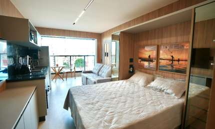 Apartamento para locação no corredor da vitoria 1 quarto e mobiliado