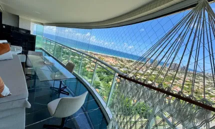 Apartamento a venda no art residence em patamares com 4 suites e vista mar