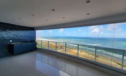 Apartamento a venda no hemisphere 360 com 4 suites vista mar e varanda gourmet