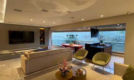 Apartamento a venda no hemisphere 360 com 4 quartos reformado e varandão