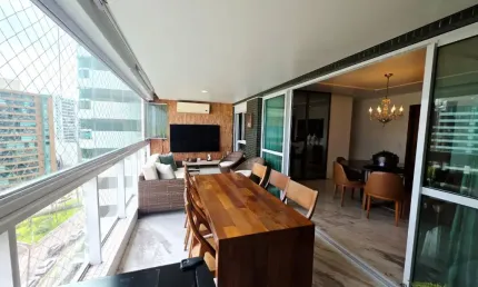 Apartamento a venda em alphaville 1 com 4 quartos varanda gourmet no forest ville