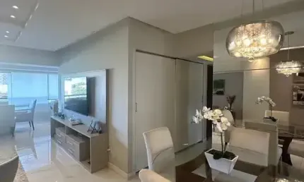 Apartamento a venda no mirante de patamares com 3 suites nascente e armarios