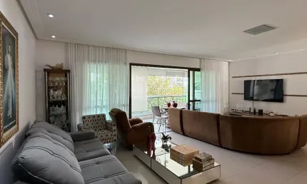 Apartamento a venda no le parc com 3 suites mobiliado e varanda gourmet