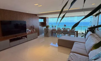 Apartamento a venda em patamares com 3 suites vista mar no terrazzi sul maré