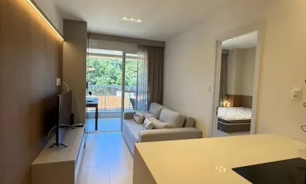 Apartamento a venda no duetto horto florestal quarto e sala mobiliado e nascente