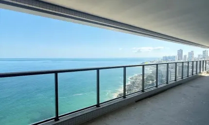 Apartamento a venda no undae ocean em ondina com 4 suites vista mar e andar alto