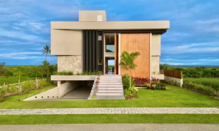Casa a venda em alphaville guarajuba beira mar com 8 suites e mobiliada