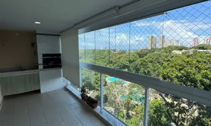 Apartamento para locação em alphaville 1 com 3 quartos e varanda gourmet no reserva alphaville