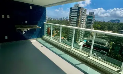Apartamento a venda em armação com 3 quartos varanda gourmet no paradise armação