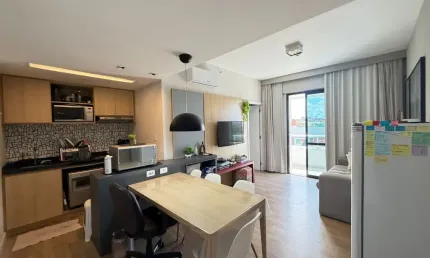 Apartamento a venda no caminho das árvores com 1 quarto mobiliado no mondial
